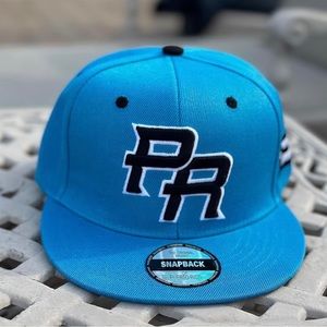Snapback Cap with Puerto Rico Flag
